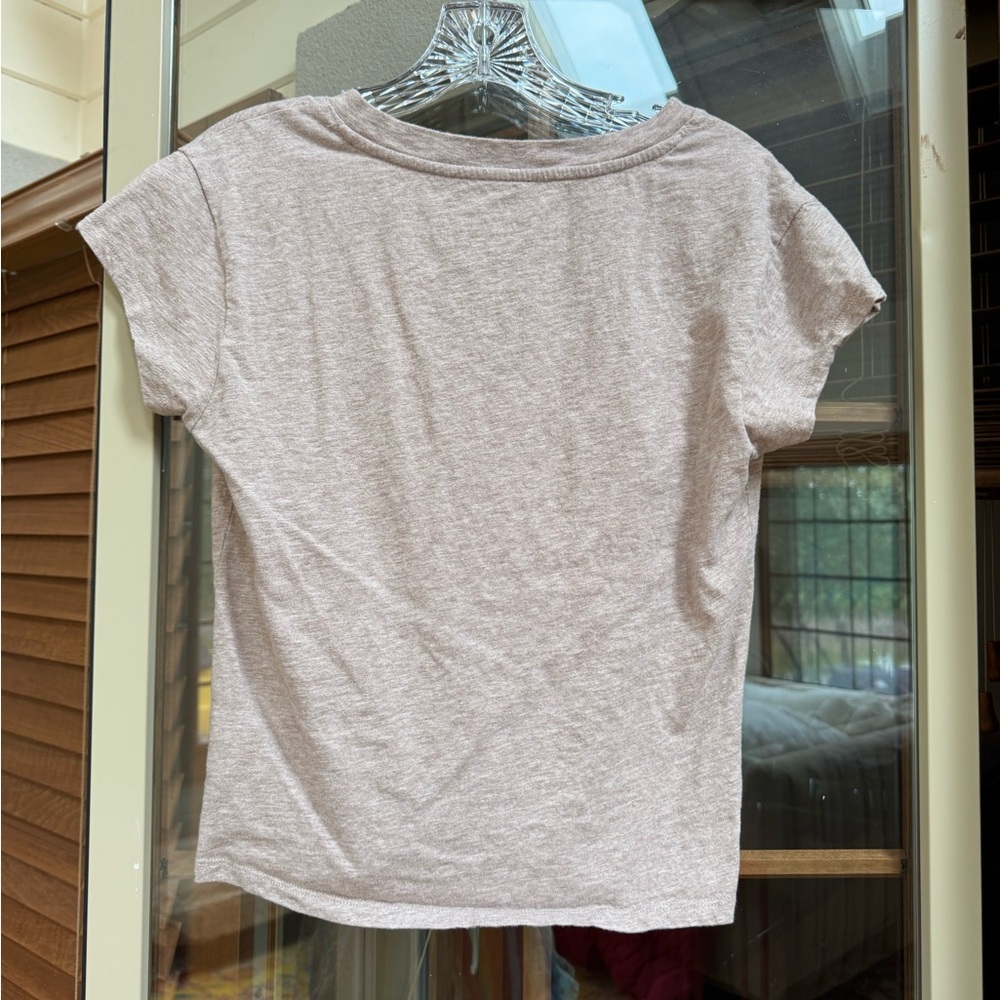 Z Supply Heathered Short Sleeve Tee - Light Brown - Picture 5 of 5